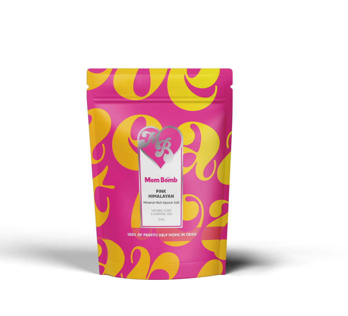 Pink Himalayan 3 lb Epsom salt bath soak bag