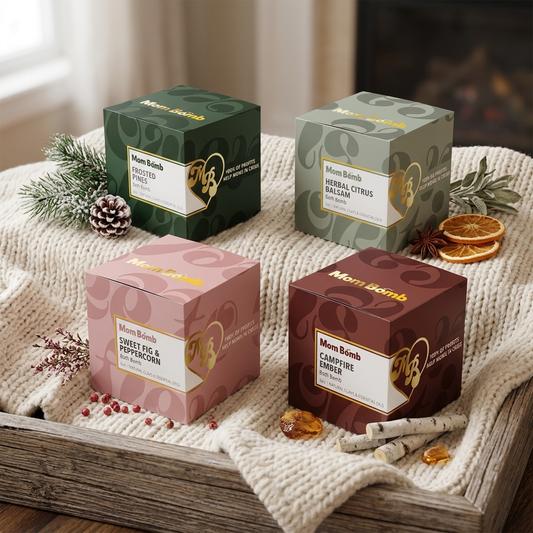 Winter Warmth Bath Bomb 4-Pack | Four 5 oz Essential Oil Bath Bombs