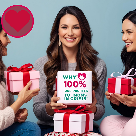 Why Mom Bomb Gives 100% of Our Profits to Moms in Crisis