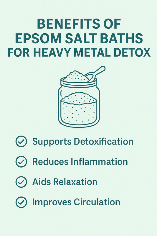 Benefits of Epsom Salt Detox Baths: Stress Relief, Circulation, and Gentle Heavy Metal Support