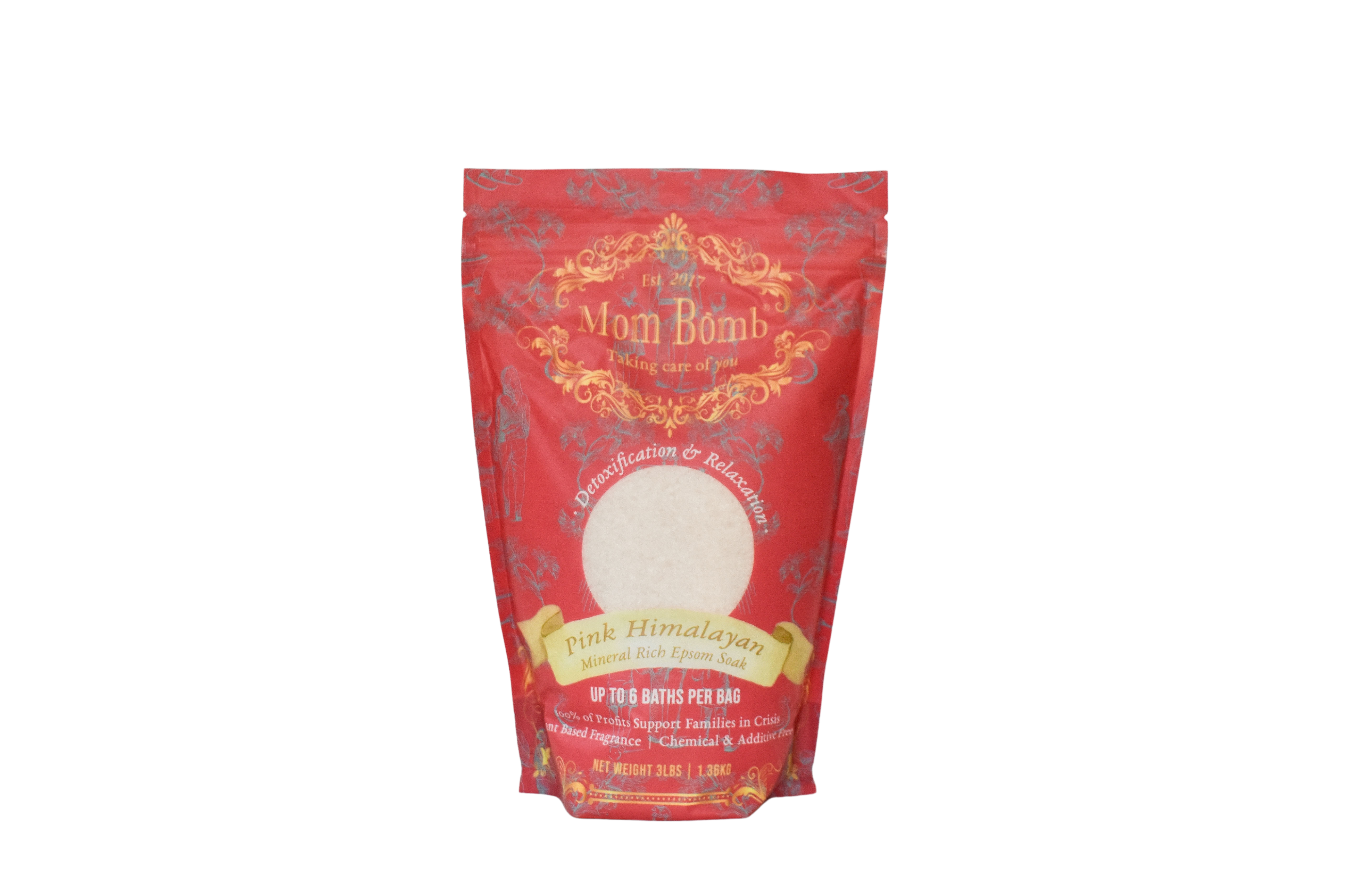 Mom Bomb Pink Himalayan Bath Soaks 3lb