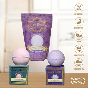 Bath Soak & 2 Bath Bombs/Shower Steamer Bundle