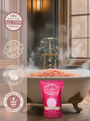 Better for You Big Soak Bundle by Mom Bomb -  1 each of our 3lb Better For You Salts includes Eucalyptus Rose, Lavender Honey, Coconut Lime, and Pink Himalayan