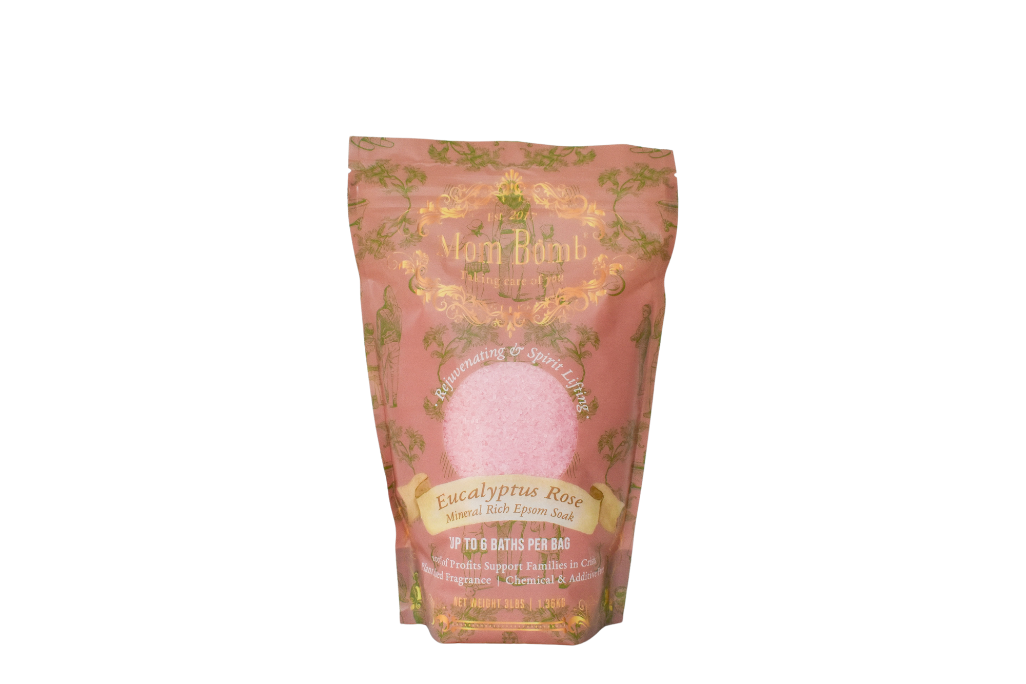 Eucalyptus Rose Bath Salts 3lb