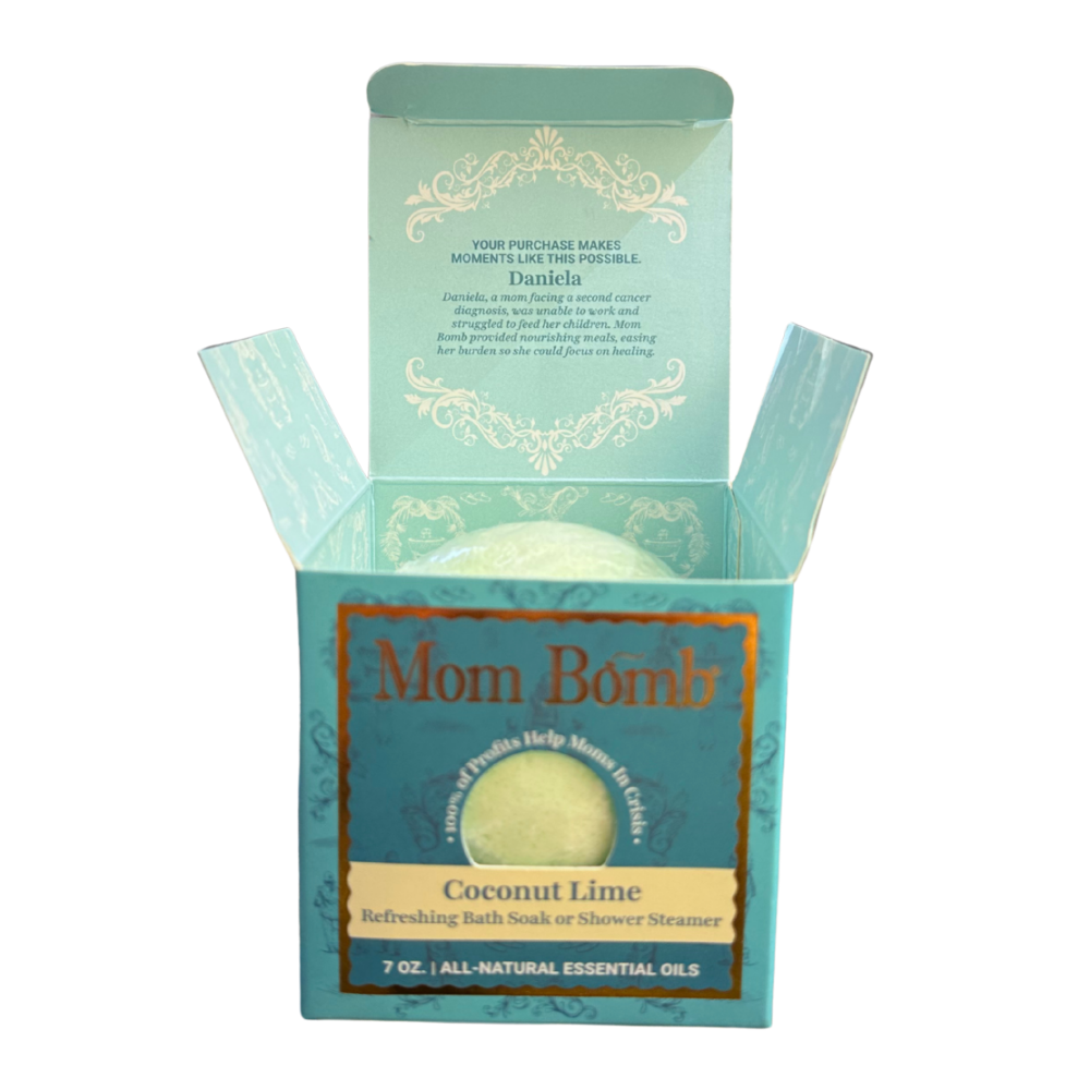 Coconut Lime Bath Bomb/Shower Steamer – Your Tropical Escape (7 oz)