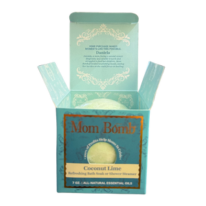 Coconut Lime Bath Bomb/Shower Steamer – Your Tropical Escape (7 oz)