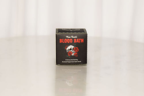 Unveil the Magic of Halloween with Our Blood Bath Bath Bomb: A Spooky Spa Experience Right at Home 🎃🛁