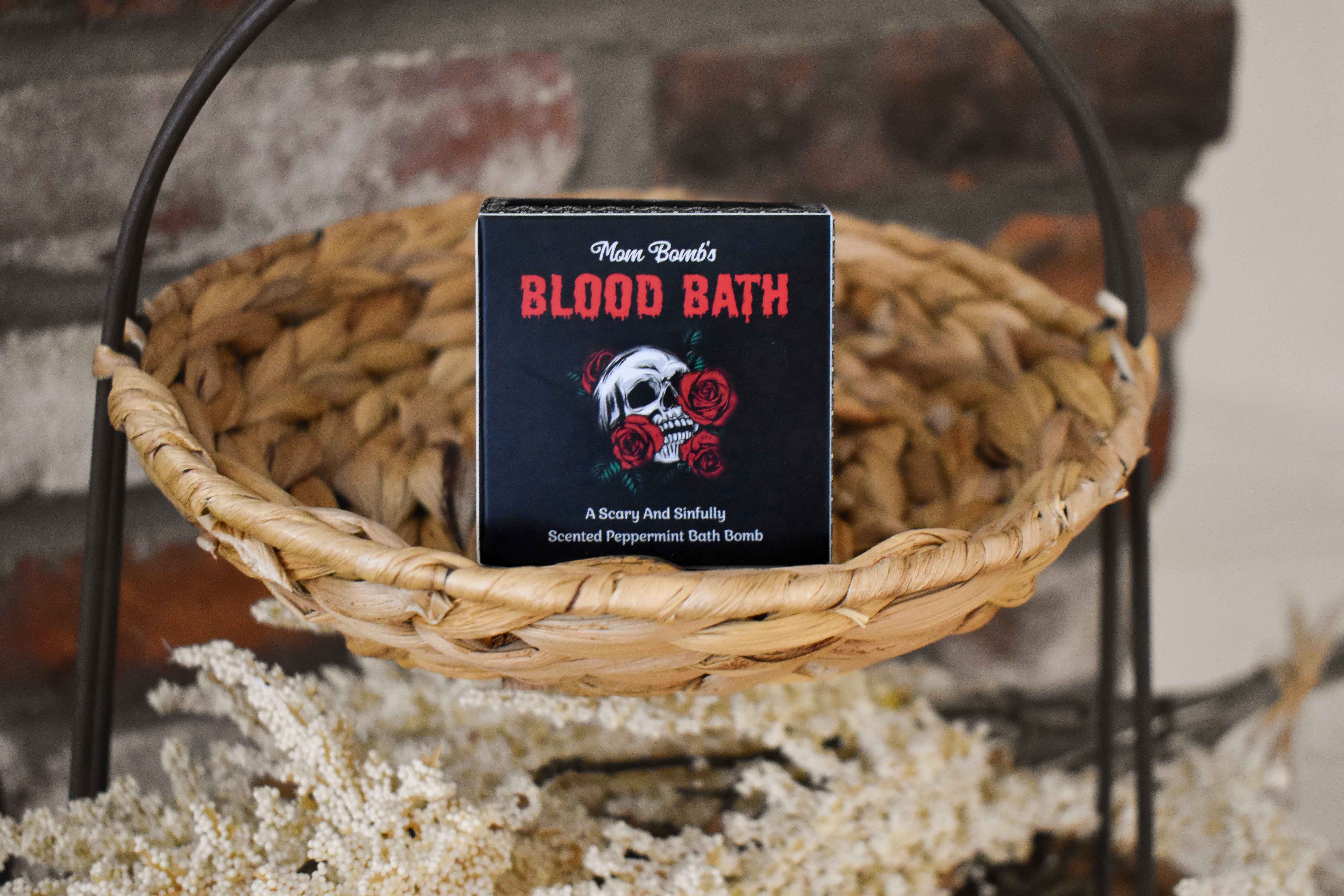 Unveil the Magic of Halloween with Our Blood Bath Bath Bomb: A Spooky Spa Experience Right at Home 🎃🛁