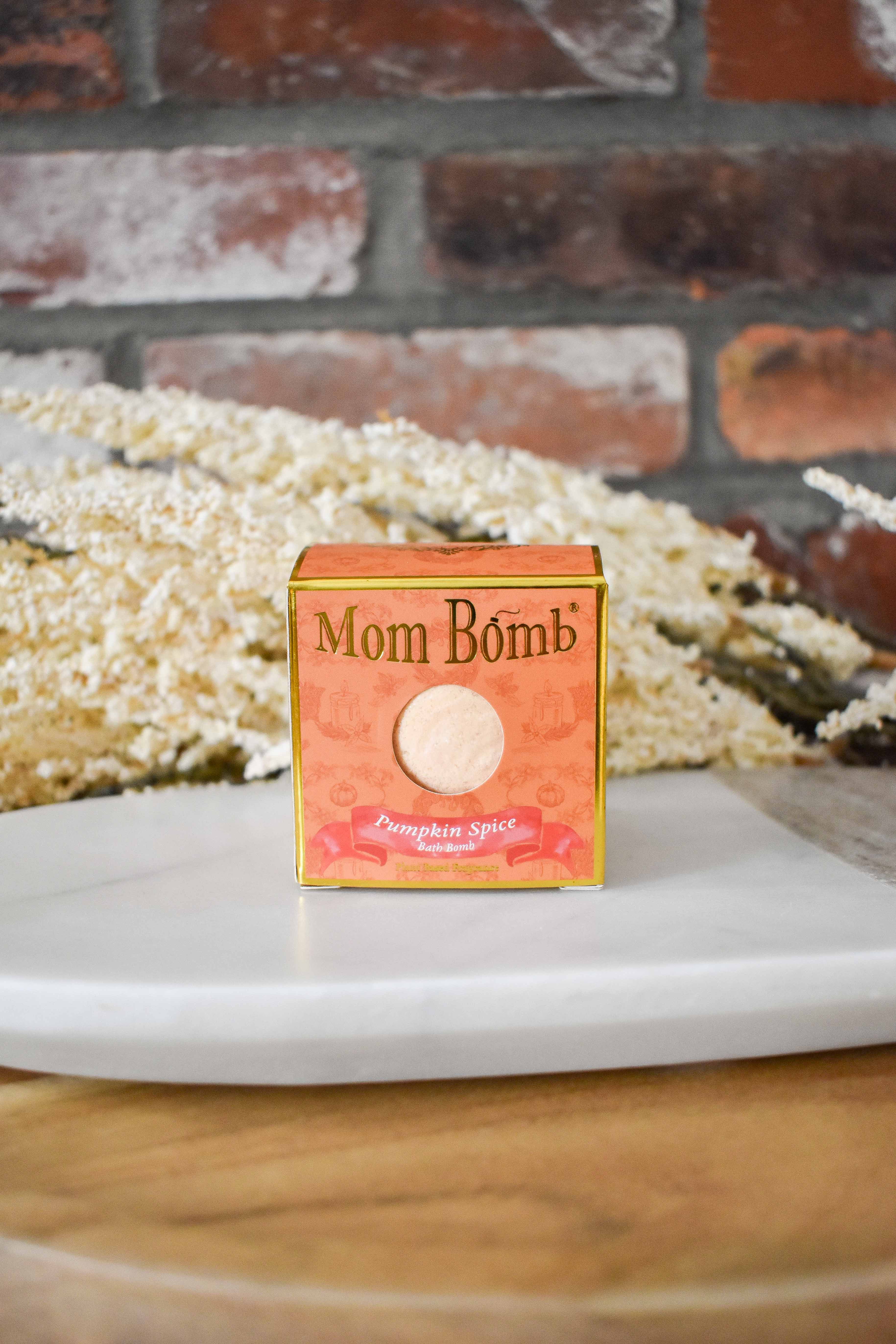 Elevate Your Autumn Ritual with Mom Bomb's Pumpkin Spice Bath Bomb: A Cozy Spa Experience at Home 🍂🛁