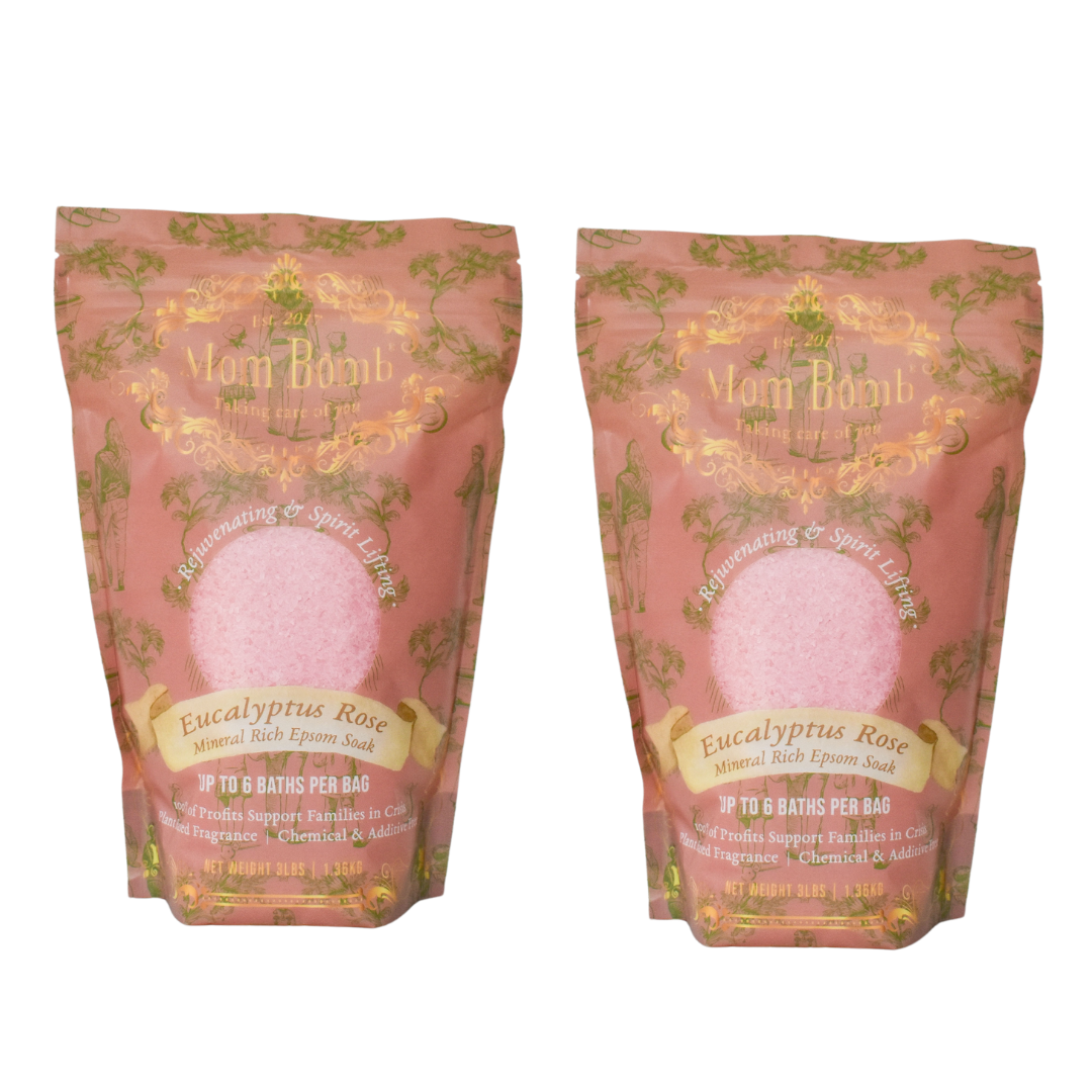 TWO-PACK EUCALYPTUS ROSE BATH SOAKS