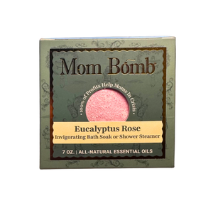 Bath Bomb & Shower Steamer – 7 oz | 4 Scents (Eucalyptus Rose, Lavender Honey, Coconut Lime, Pink Himalayan)