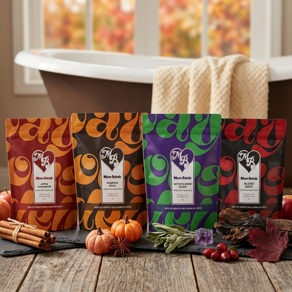 The Fall Restoration Collection Magnesium Soak 4-Pack | Essential Oil Variety Set, Four 1 lb Bags
