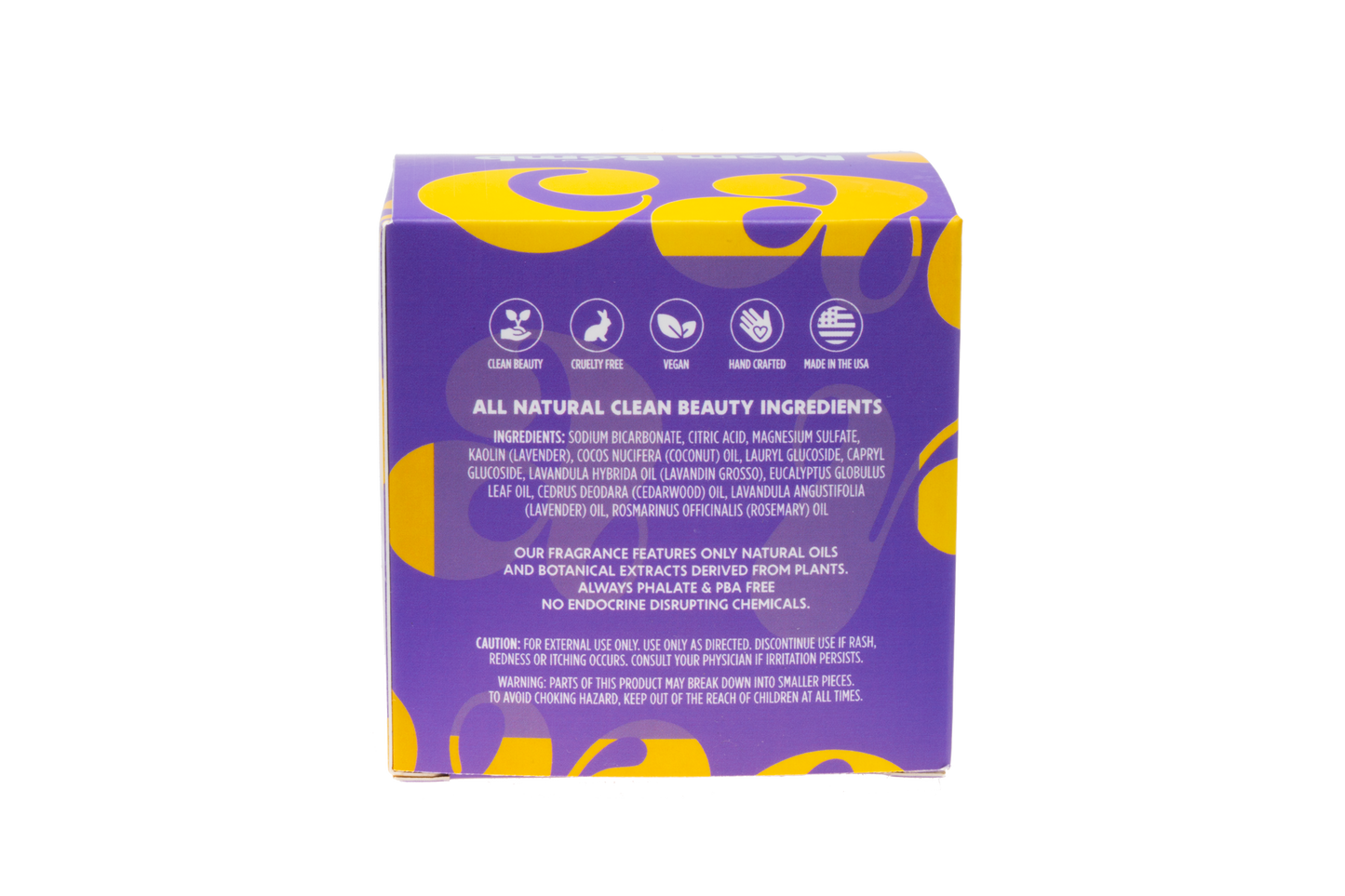 Lavender Honey 7oz Dual-Use Bath Bomb & Shower Steamer