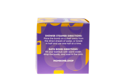 Lavender Honey 7oz Dual-Use Bath Bomb & Shower Steamer