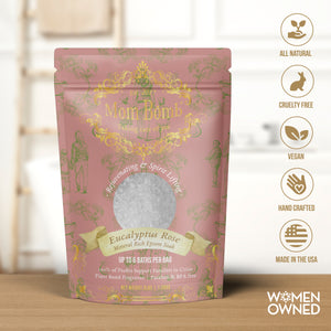 Mom Bomb Eucalyptus Rose Bath Salt – 3 lb all-natural blend with Himalayan salt and soothing rose