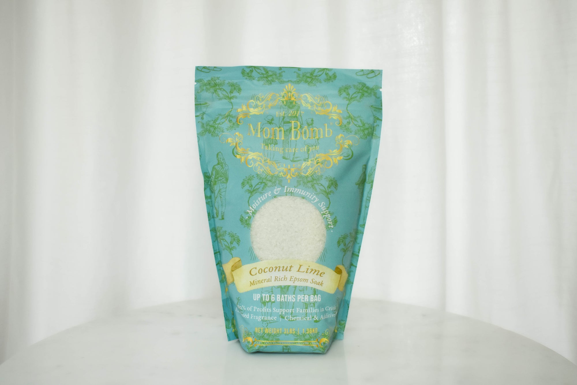 Mom Bomb Coconut Lime Bath Soaks 3lb