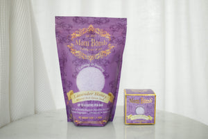 Mom Bomb Lavender Honey Bundle 7 oz Bath Bomb Plus 3lb Bath Soak