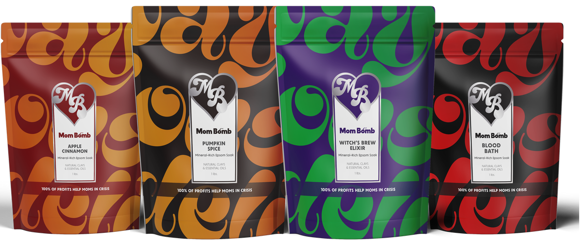 The Fall Restoration Collection Magnesium Soak 4-Pack | Essential Oil Variety Set, Four 1 lb Bags