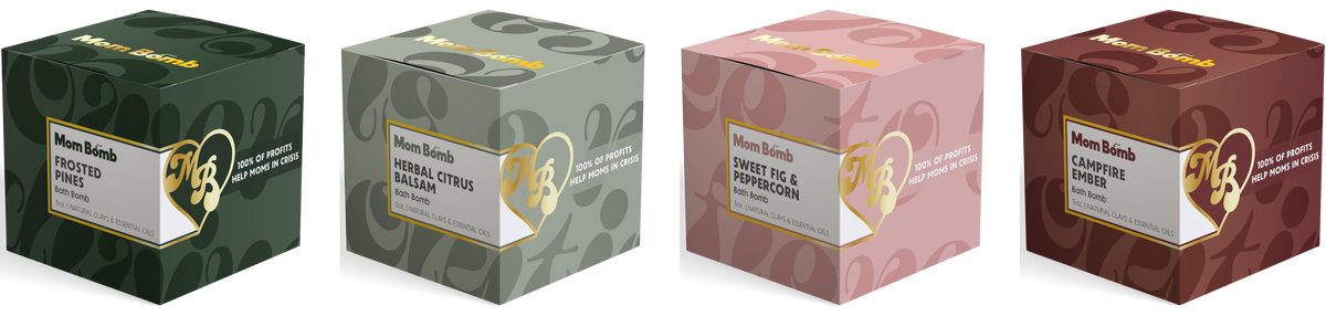 Winter Warmth Bath Bomb 4-Pack | Four 5 oz Essential Oil Bath Bombs