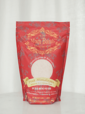 Mom Bomb Pink Himalayan Bath Soak 2 Pack Bundle