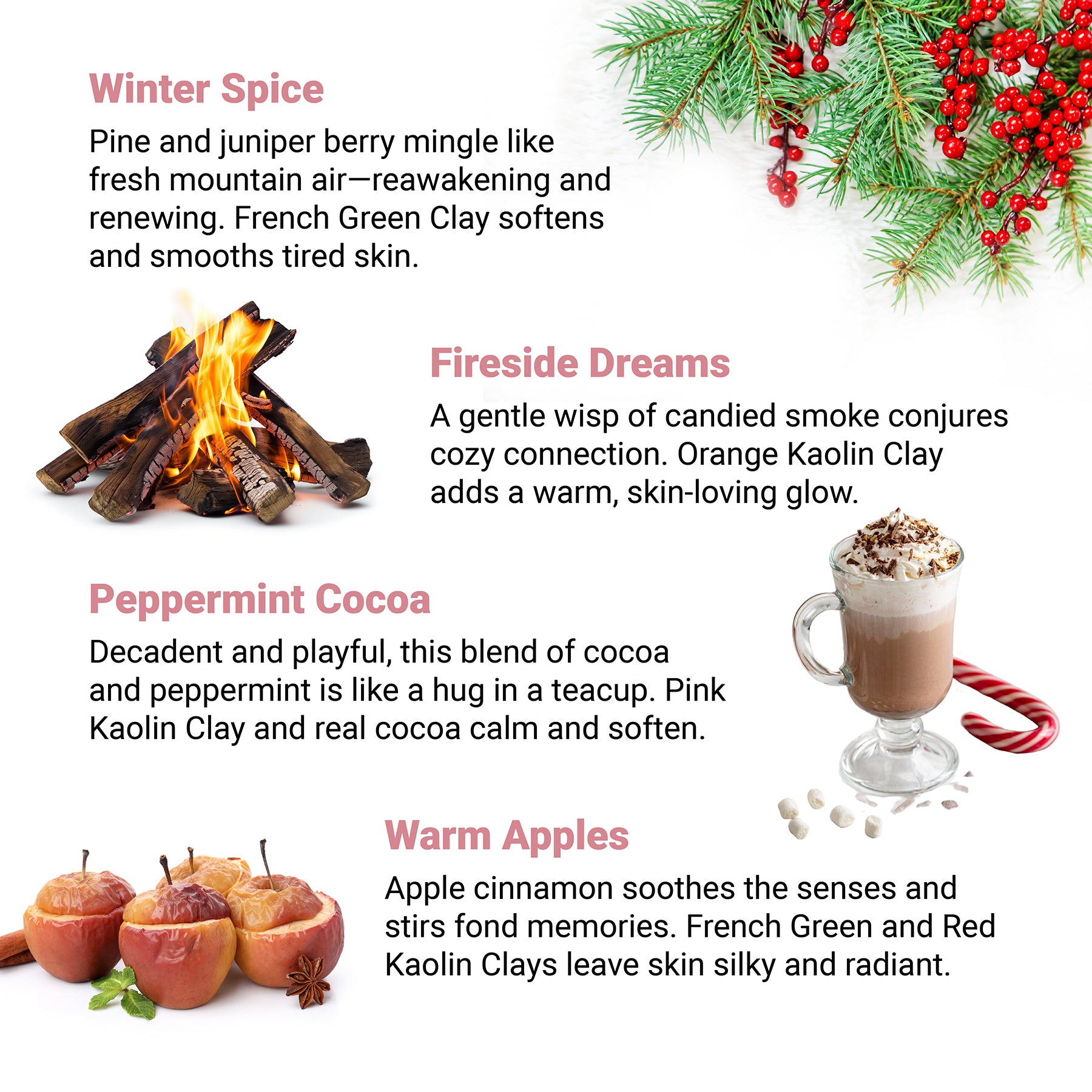 Mom Bomb Solstice Soak gift set – red and gold bath bomb box with icons highlighting vegan, handcrafted, cruelty-free, and USA-made features
