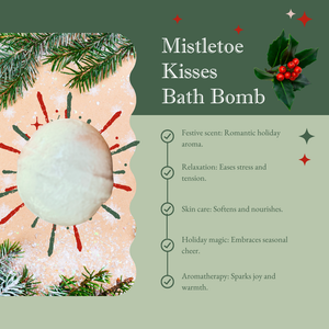 Mom Bomb Winter Solstice Bath Bomb Collection – Luxurious Scents to Warm Your Soul (Red Edition)