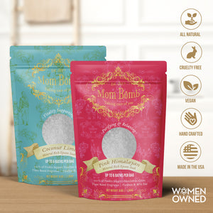 Renew & Radiate Epsom Salt Bundle – Pink Himalayan & Coconut Lime (3 lb Each)