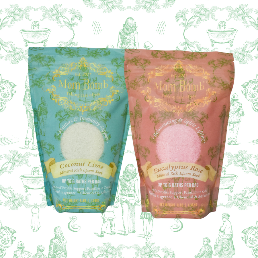 Renew & Radiate Mother’s Day Salt Bundle – Eucalyptus Rose & Coconut Lime (3 lb Each)