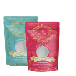 Renew & Radiate Bath Epsom Salt Soak Duo – Pink Himalayan & Coconut Lime (6 lbs)