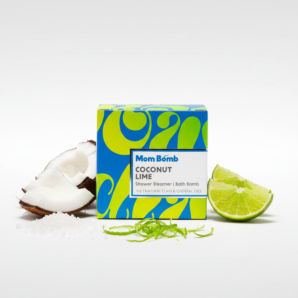 Coconut Lime 7oz Dual-Use Bath Bomb & Shower Steamer