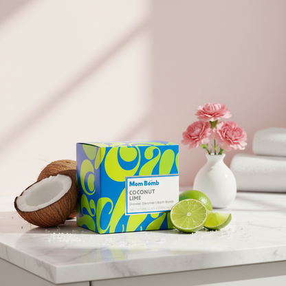 Coconut Lime 7oz Dual-Use Bath Bomb & Shower Steamer