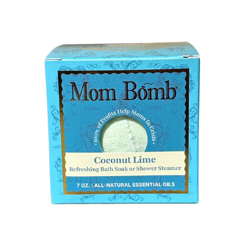 Coconut Lime Bath Bomb/Shower Steamer – Your Tropical Escape (7 oz)