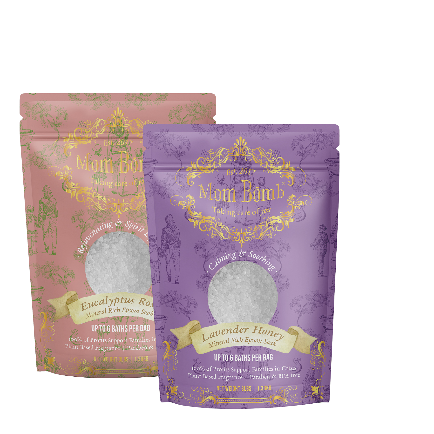 2-Pack Mineral Bath Soaks (3lb Each)