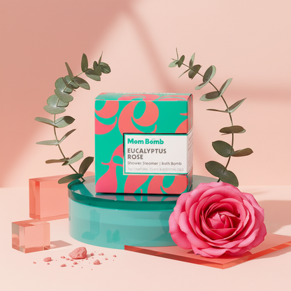 Eucalyptus Rose 7oz Dual-Use Bath Bomb & Shower Steamer