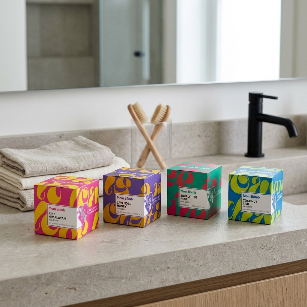 Mom Bomb everyday 5 oz bath bombs by the tub