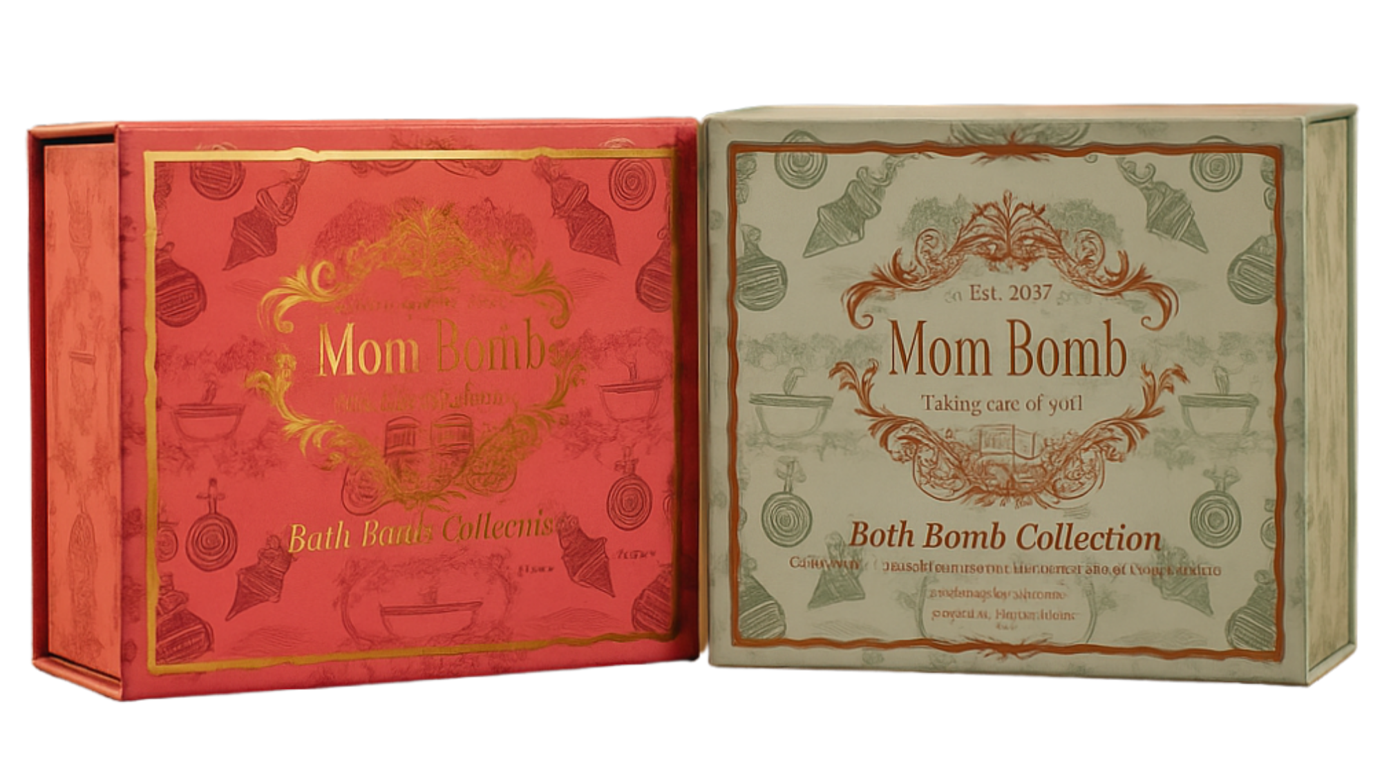 Mom Bomb Renewal Duo – 8 Seasonal Bath Bombs in 2 Gift Sets