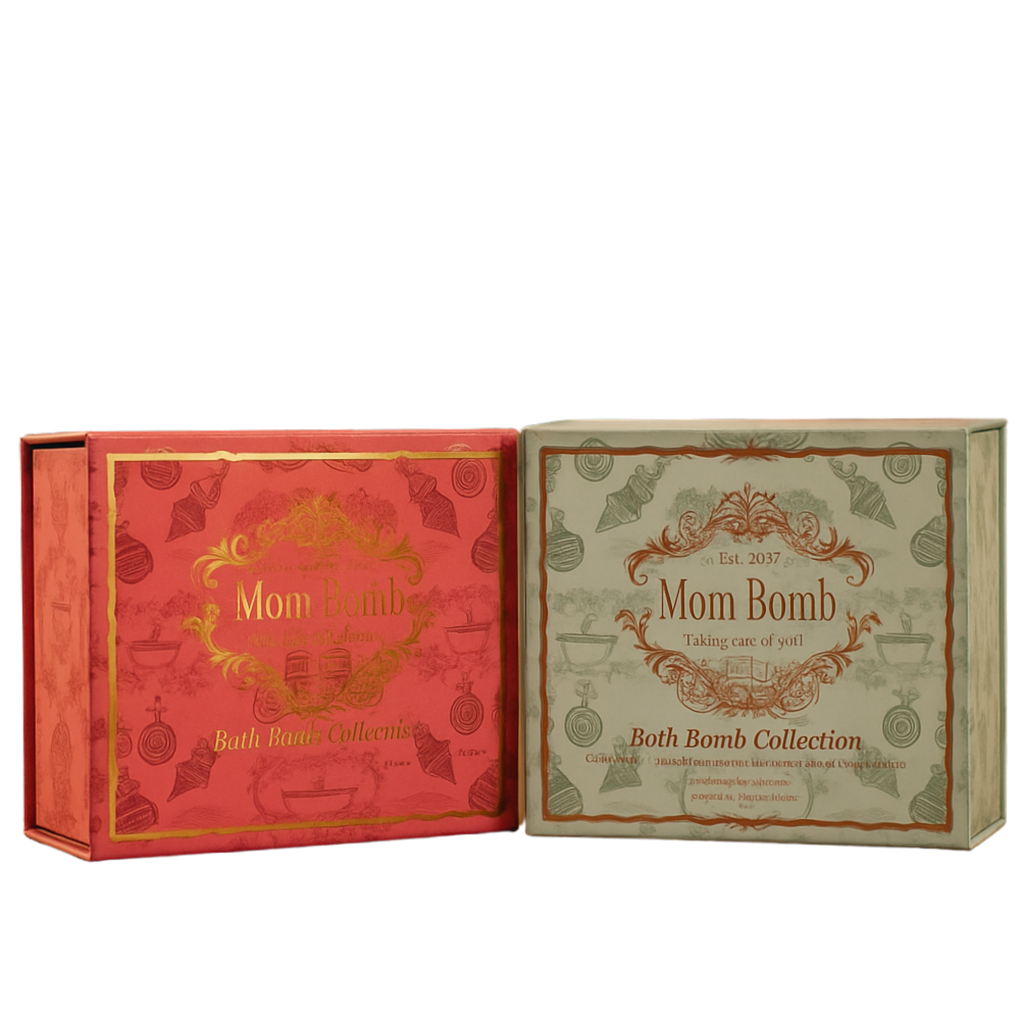 Mom Bomb Renewal Duo – 8 Seasonal Bath Bombs in 2 Gift Sets