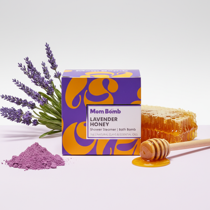 Lavender Honey 7oz Dual-Use Bath Bomb & Shower Steamer