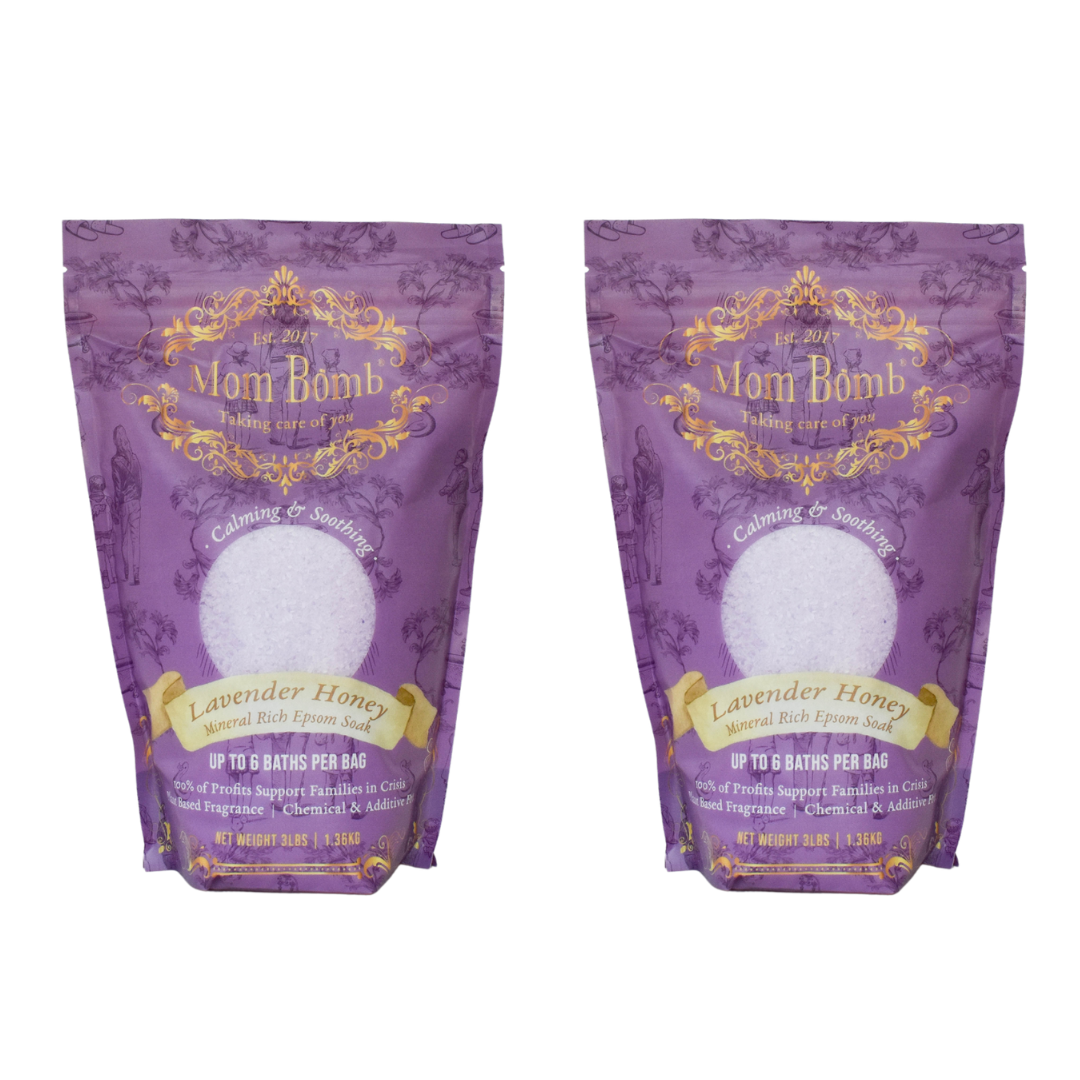 TWO-PACK LAVENDER HONEY BATH SOAKS