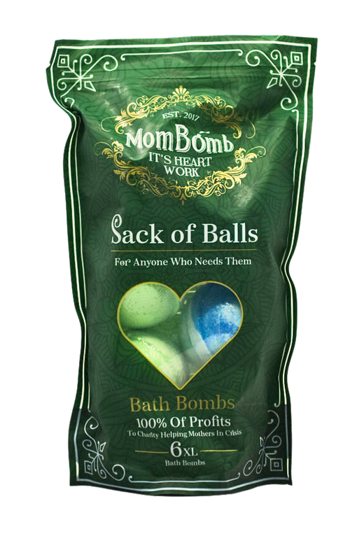 SACK OF BALLS + XL ALL NATURAL BATH BOMB COMBO
