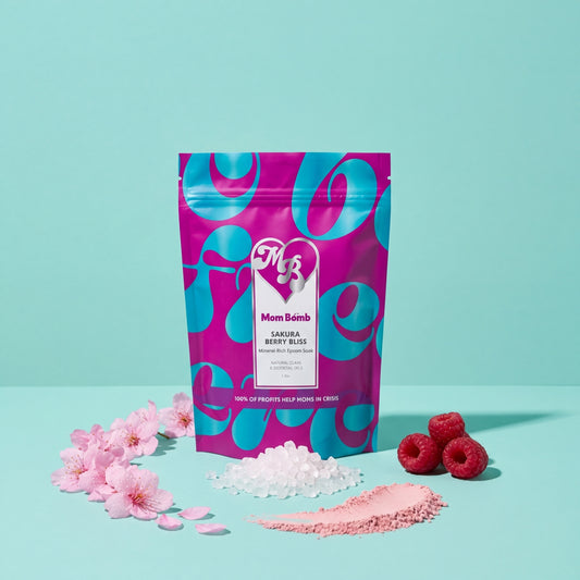 Sakura Berry Bliss mineral bath soak, six 1 lb bags