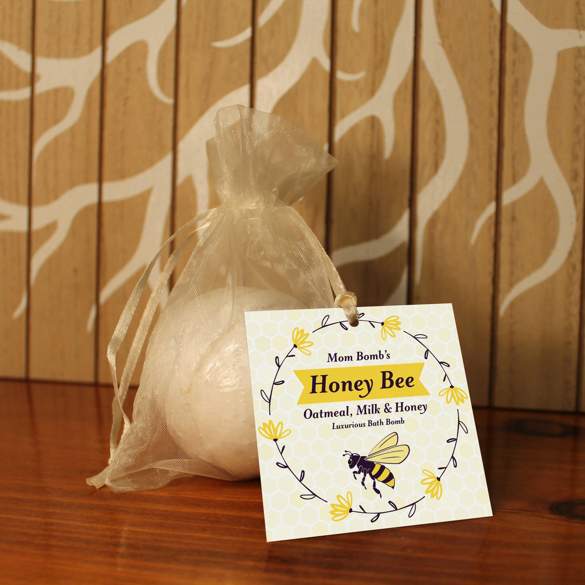 The Honey Bee Bath Bomb - all natural honey and oatmeal bath bomb  SUBSCRIPTION – Mom Bomb