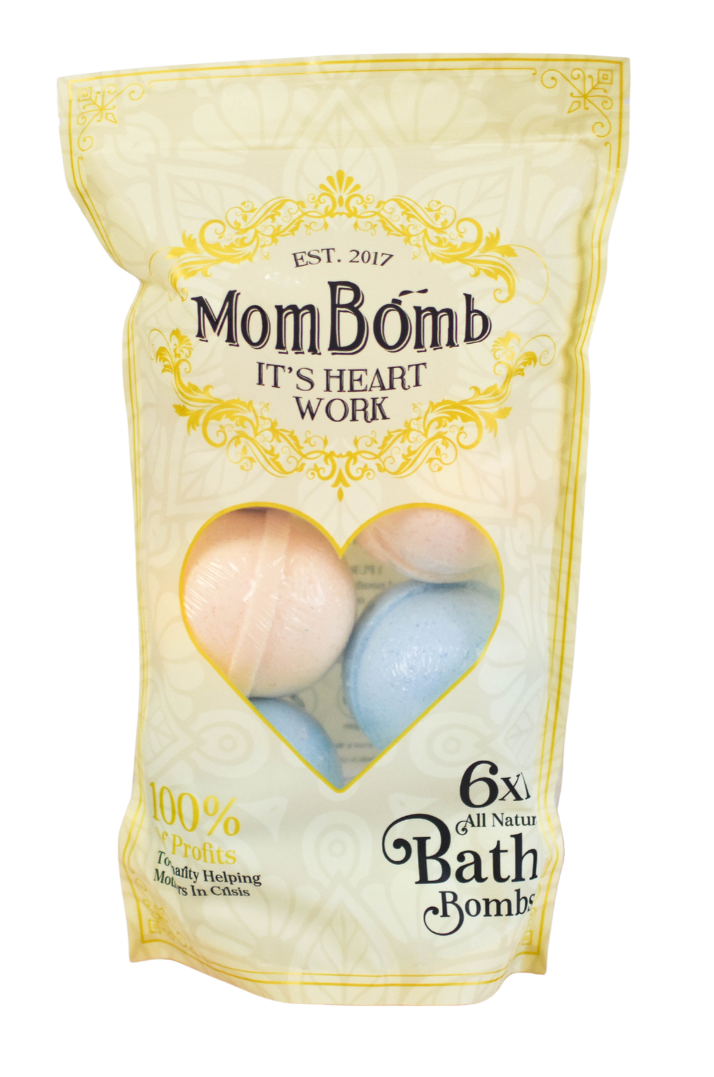Mom Bomb ALL NATURALS in a Bag of 6 - SUBSCRIPTION